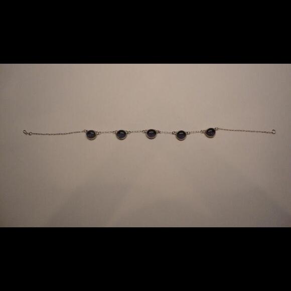 Kathleen Plate Smart Glass Purple Colored Glass Necklace - Picture 2 of 9